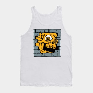 Skull bricks Tank Top